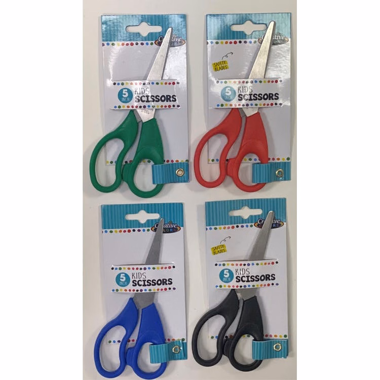Blunt Tip Scissors for Kids - Assorted 5"
