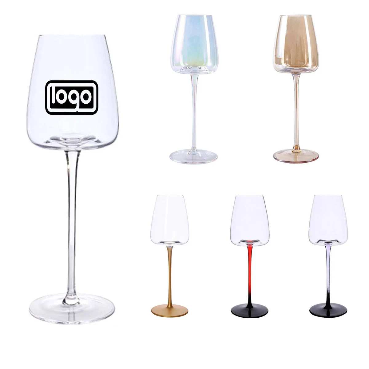 Small Capacity Crystal Red Wine Glasses 1