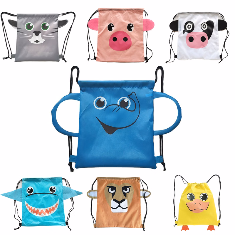 Animal Drawstring Bag