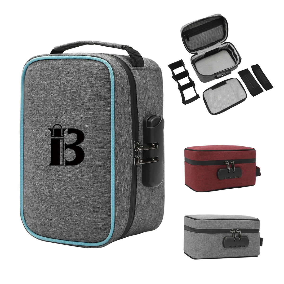 Smell Proof Storage Bag Handbag WIth Combination Lock 1