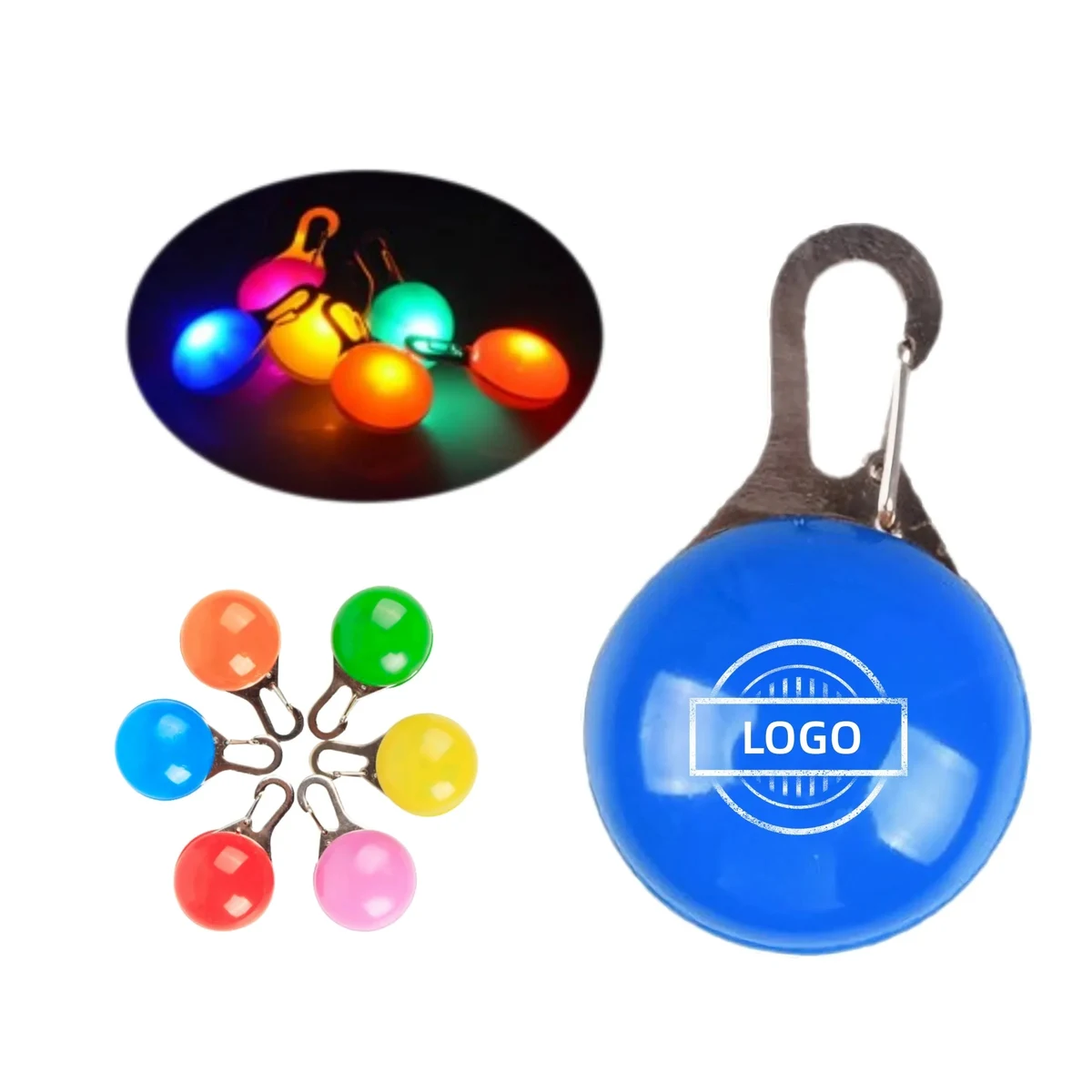 LED Pet Safty Collar Pendent Night Anti-lost 1