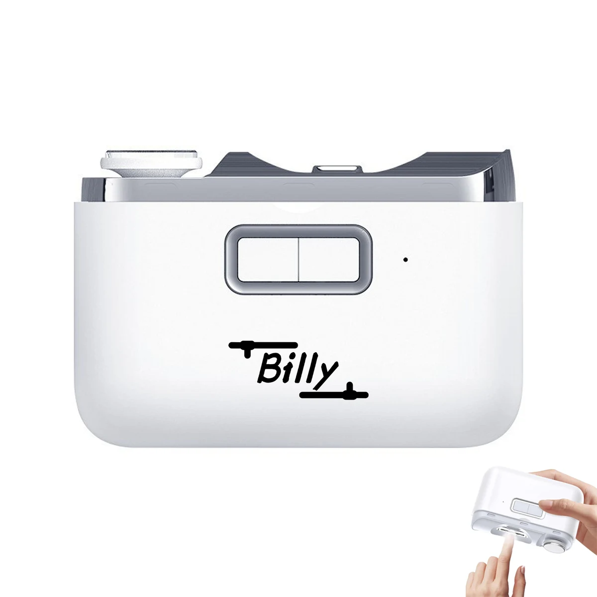 2 In 1 Electric Nail Clipper Cutter W/ Led Light 1