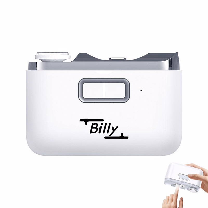 2 In 1 Electric Nail Clipper Cutter W/ Led Light