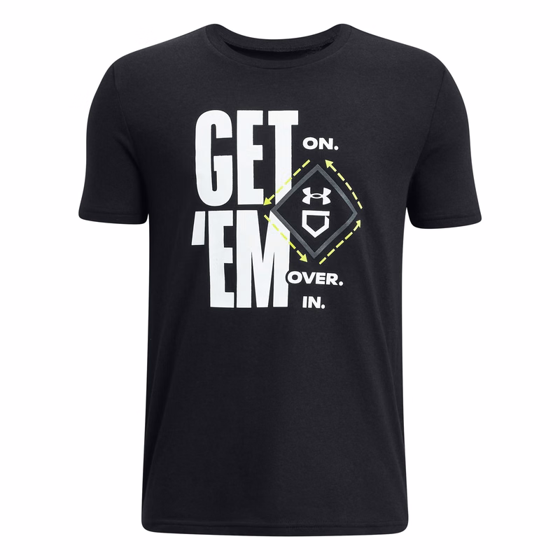 UA Baseball Get' Em Boys' Short Sleeve