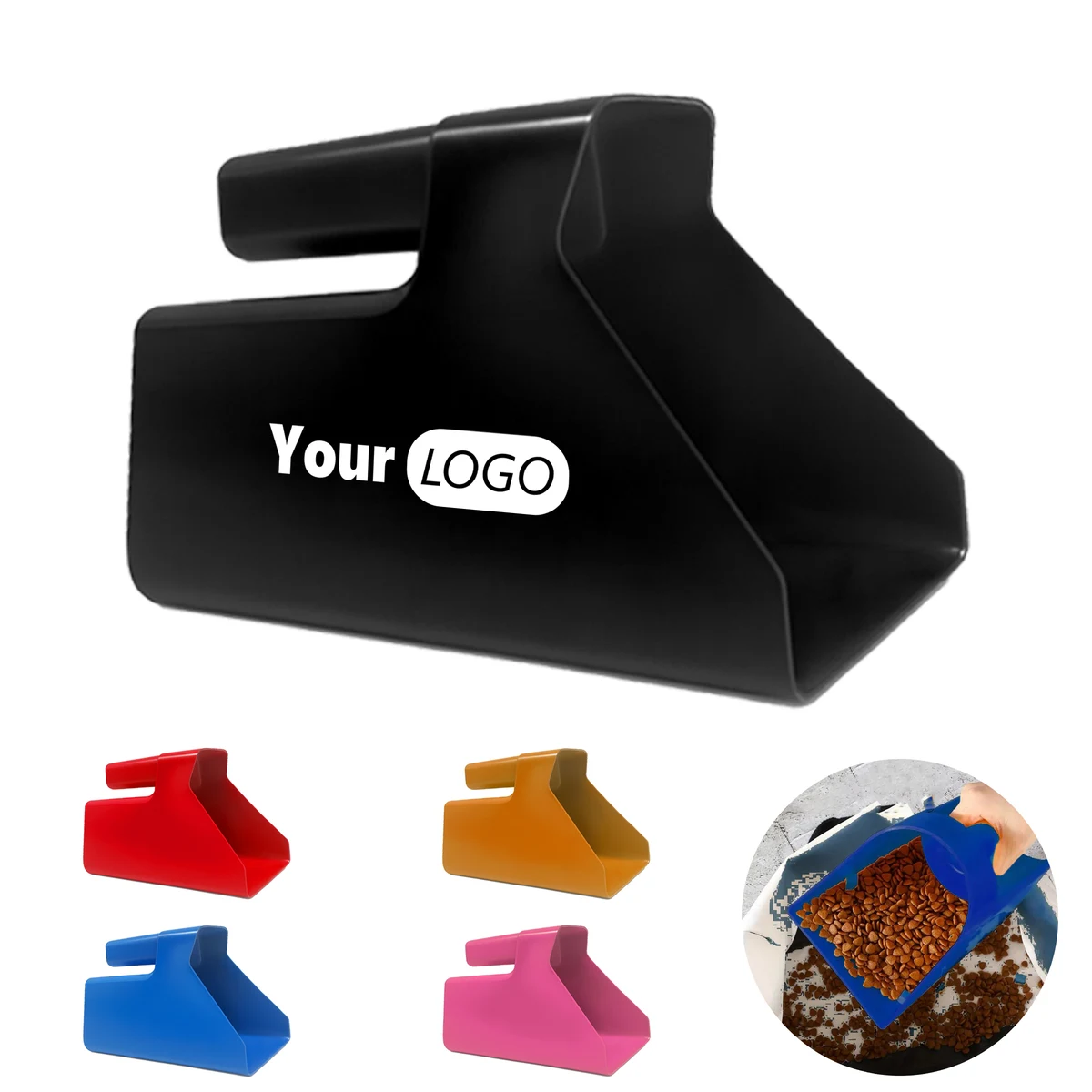 Heavy-Duty Plastic Feed Scoop 1