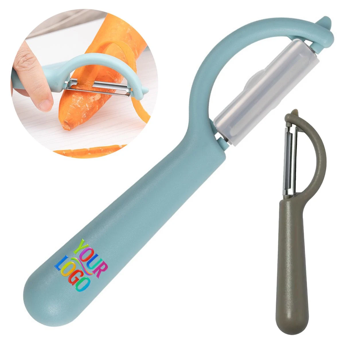 Ergonomic Handle Fruit Vegetable Peeler 1