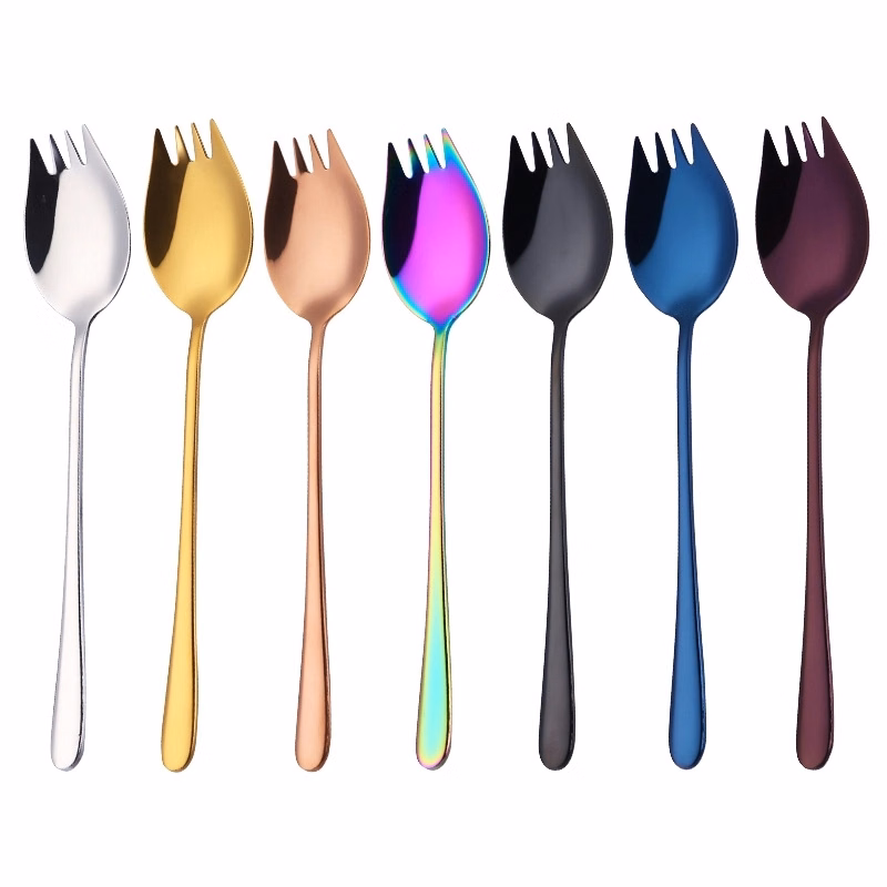 2 in 1 Stainless Steel Spoon with Fork
