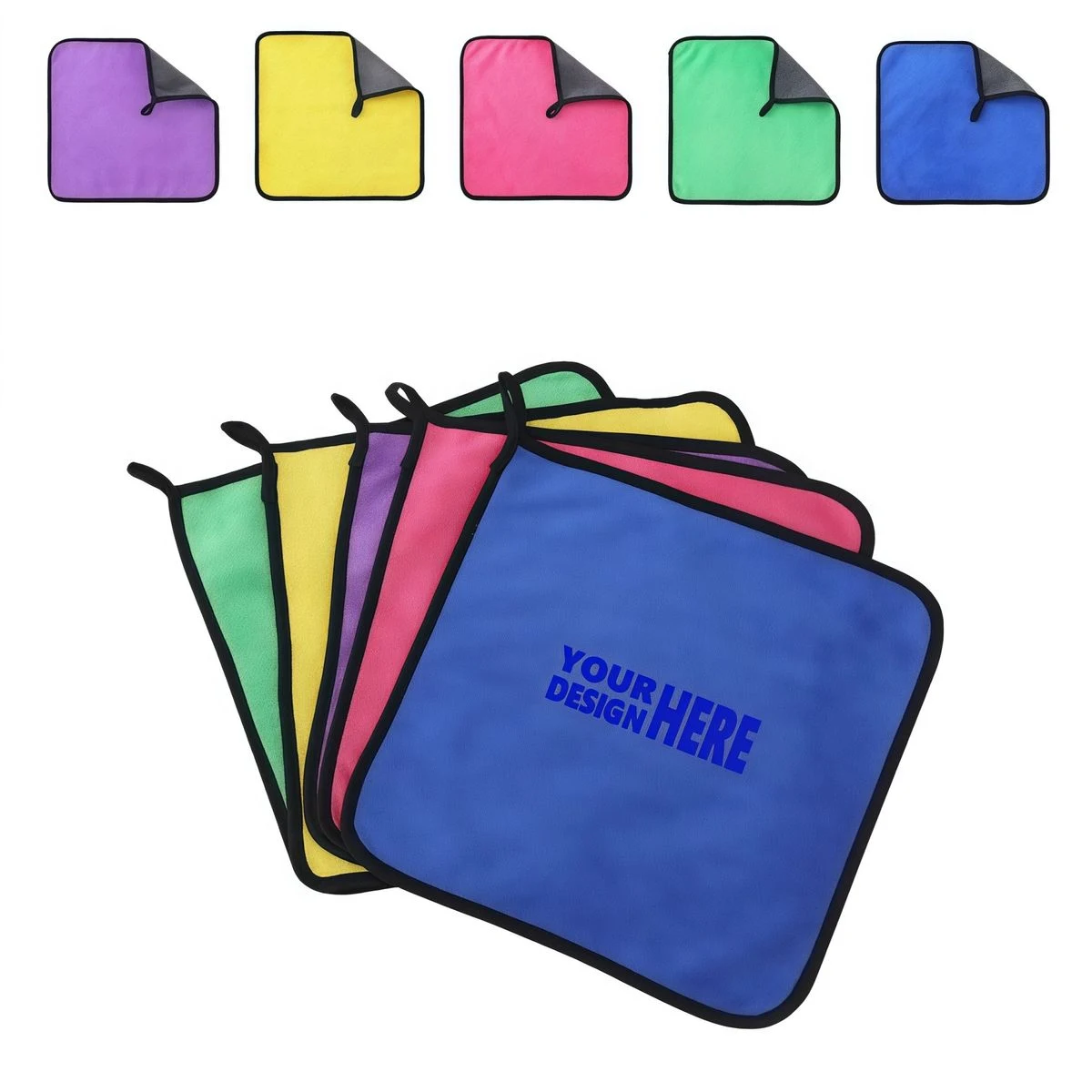 Ultra-Absorbent Scratch-Free Microfiber Car Detailing Rag 1