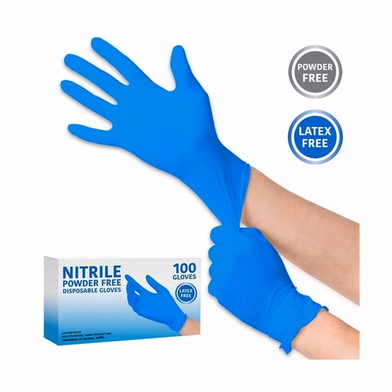 Disposable Nitrile Powder Free Gloves