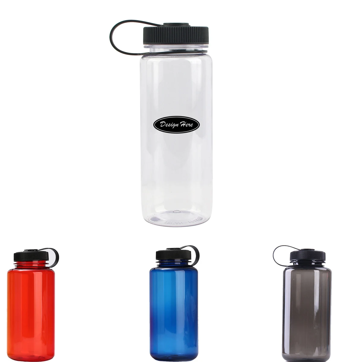 32 oz Wide Mouth Water Bottle, custom water bottle with logo imprint 1