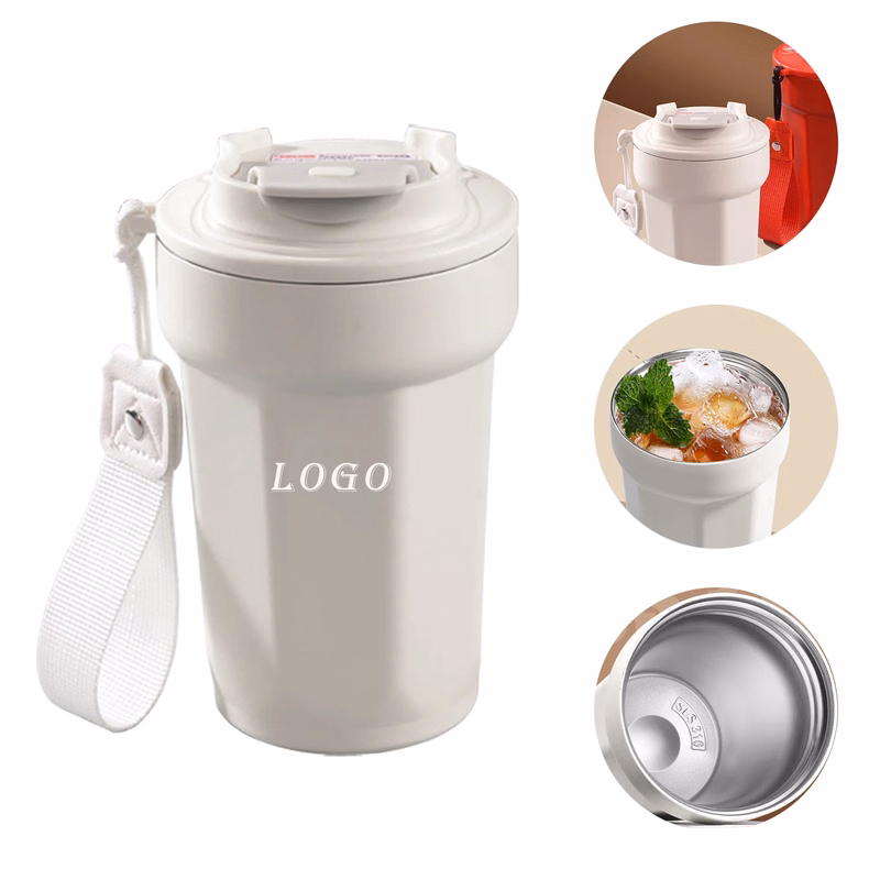 Stainless Steel Insulated Cup With Logo For Drinking, Coffee