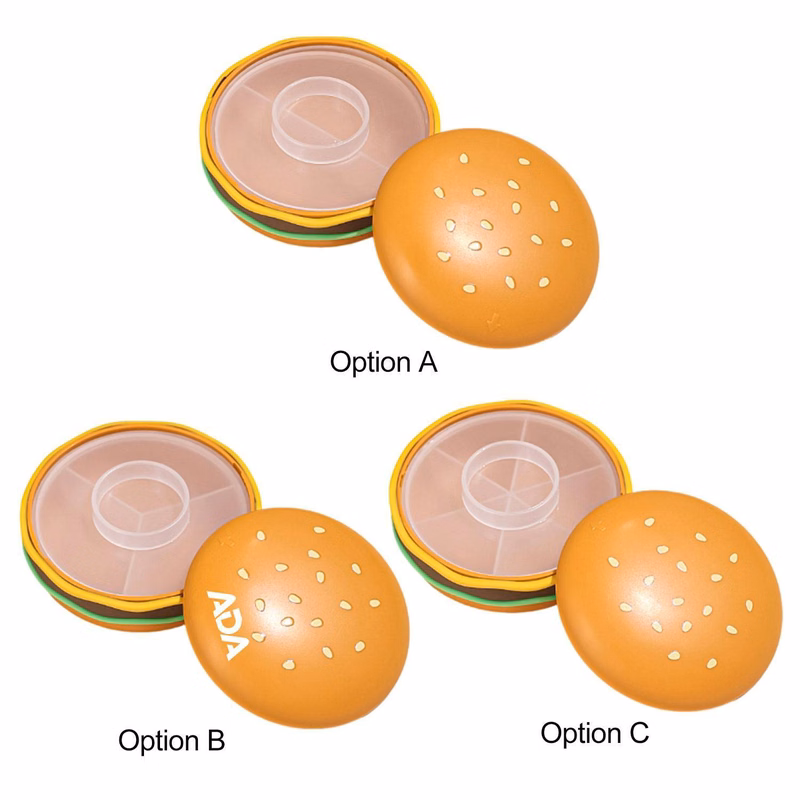 Portable Hamburger Pill Organizer