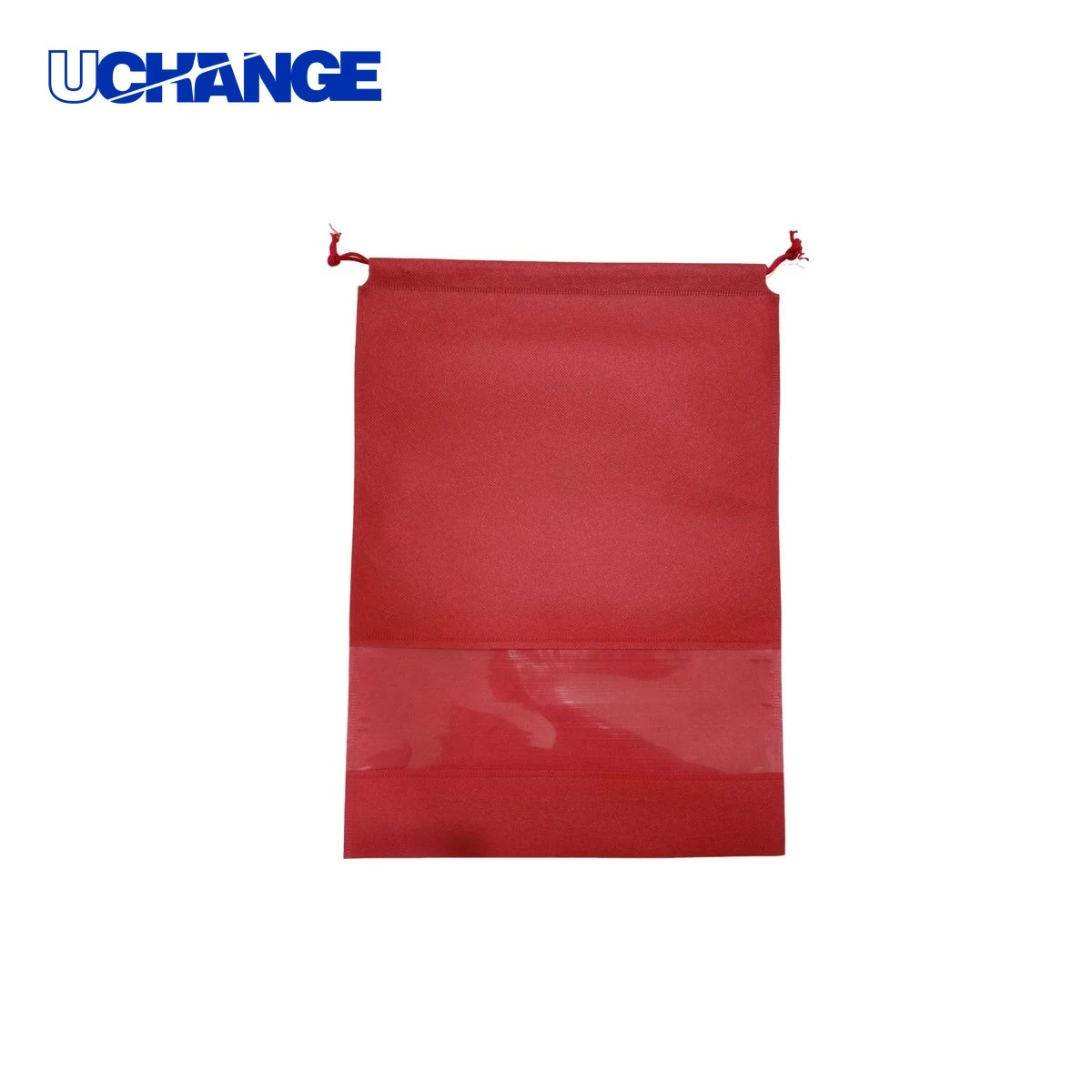 Non Woven Drawstring Footwear Pouch Organizer with Window 1