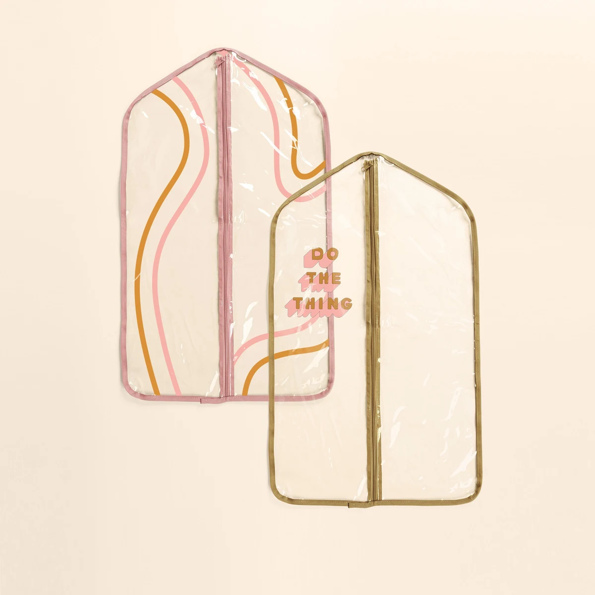 SUGAR BRITCHES TODDLER GARMENT BAG - CLEAR VINYL 1