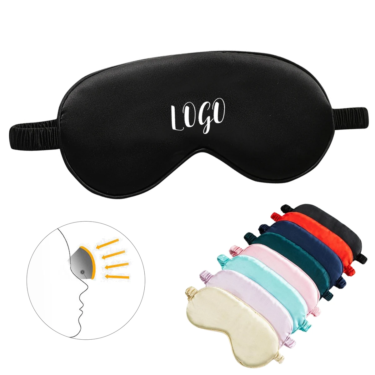 Smooth Imitation Silk Eye Mask 1