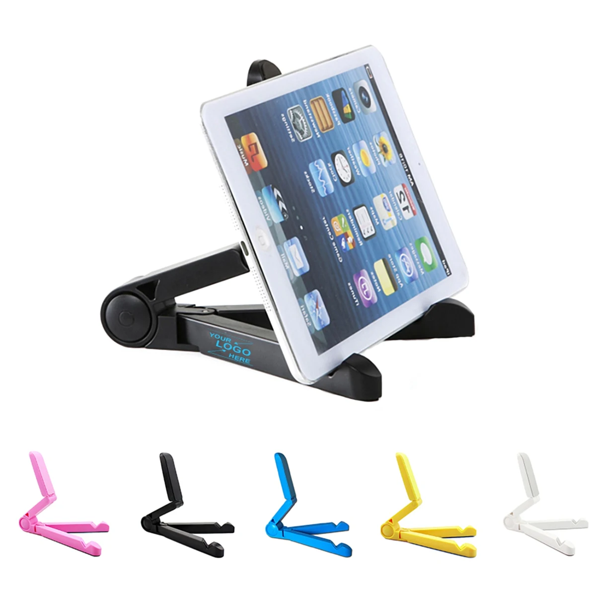 Foldable Mobile Phone Stand w/Triangular Bracket 1