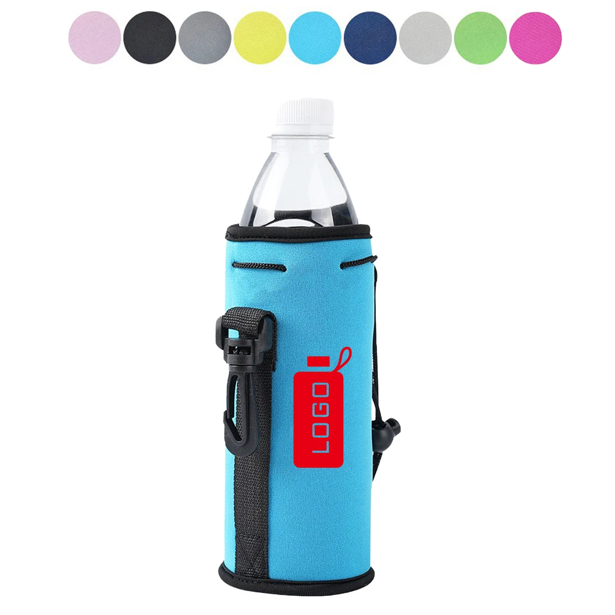 Custom Insulated Bottle Sleeve, custom koozie with logo imprint 1
