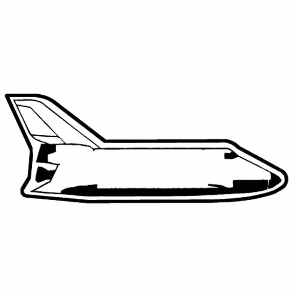 Space Shuttle Magnet - Full Color