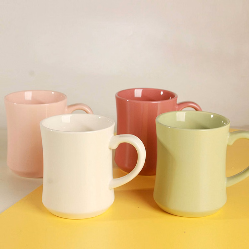 15OZ Simple Household Waist Collection Ceramic Coffee Mug