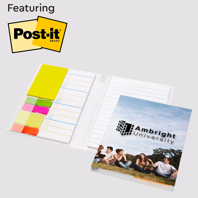 Essential Journal featuring Post-it® Notes and Flags — Option 3  - 