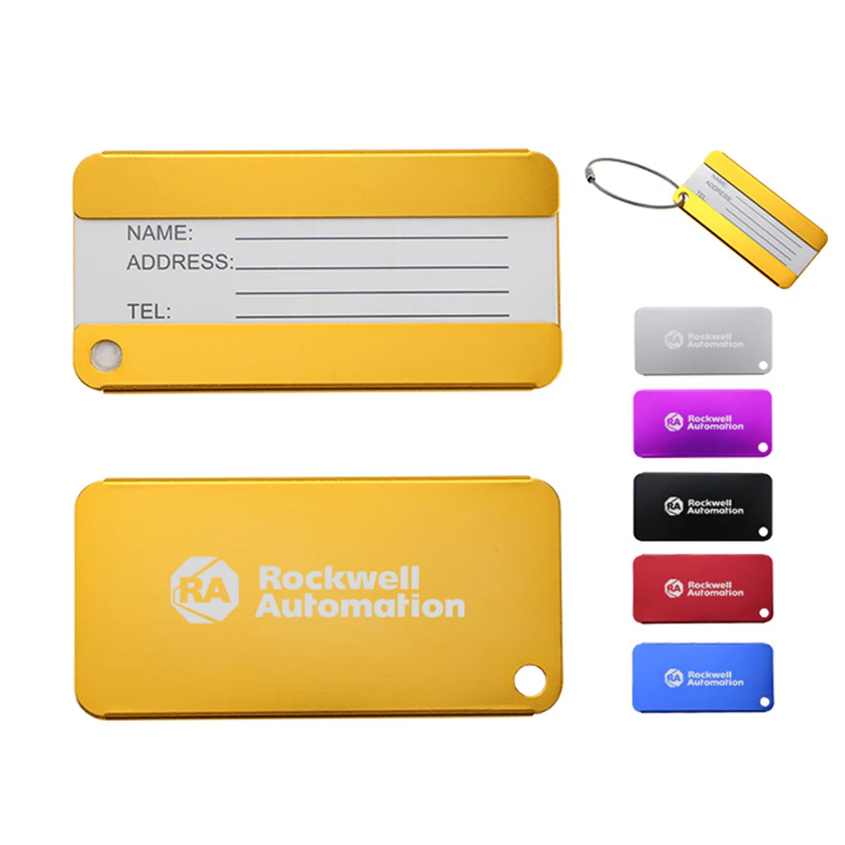 Square Travel Luggage Tag 1