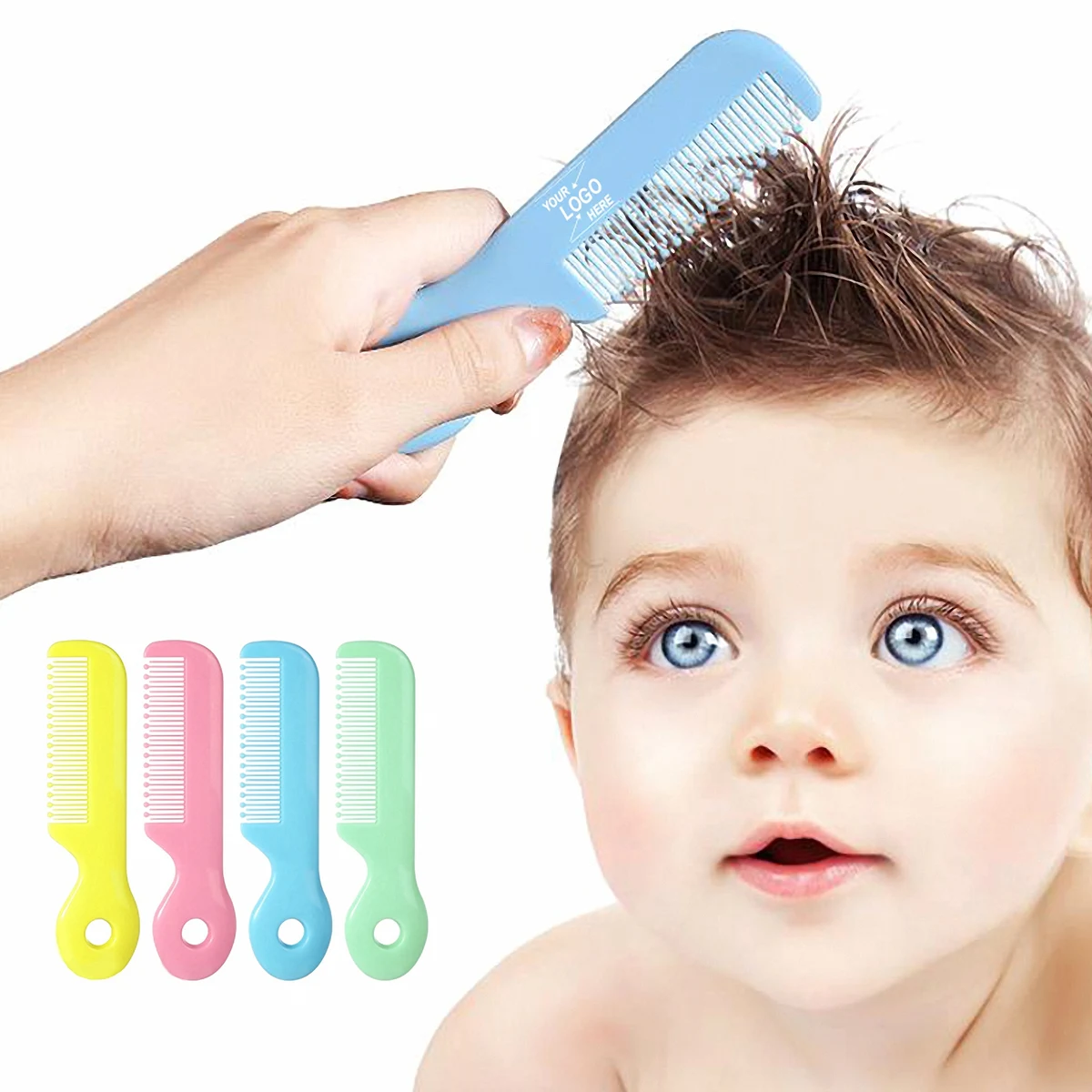 Infant Soft Hair Brush and Comb Set 1