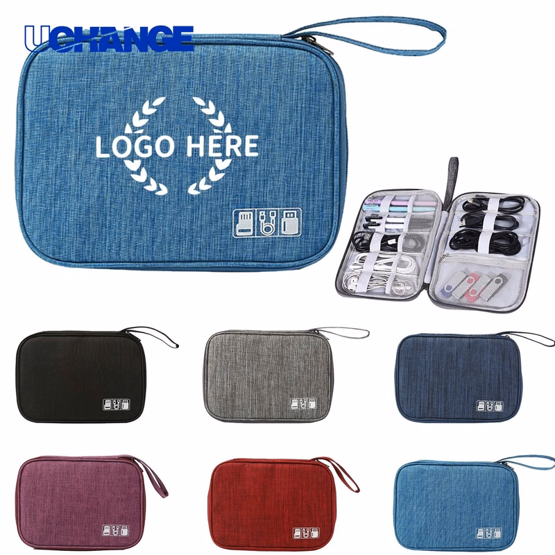Portable Multifunction Electronic Accessories Bag
