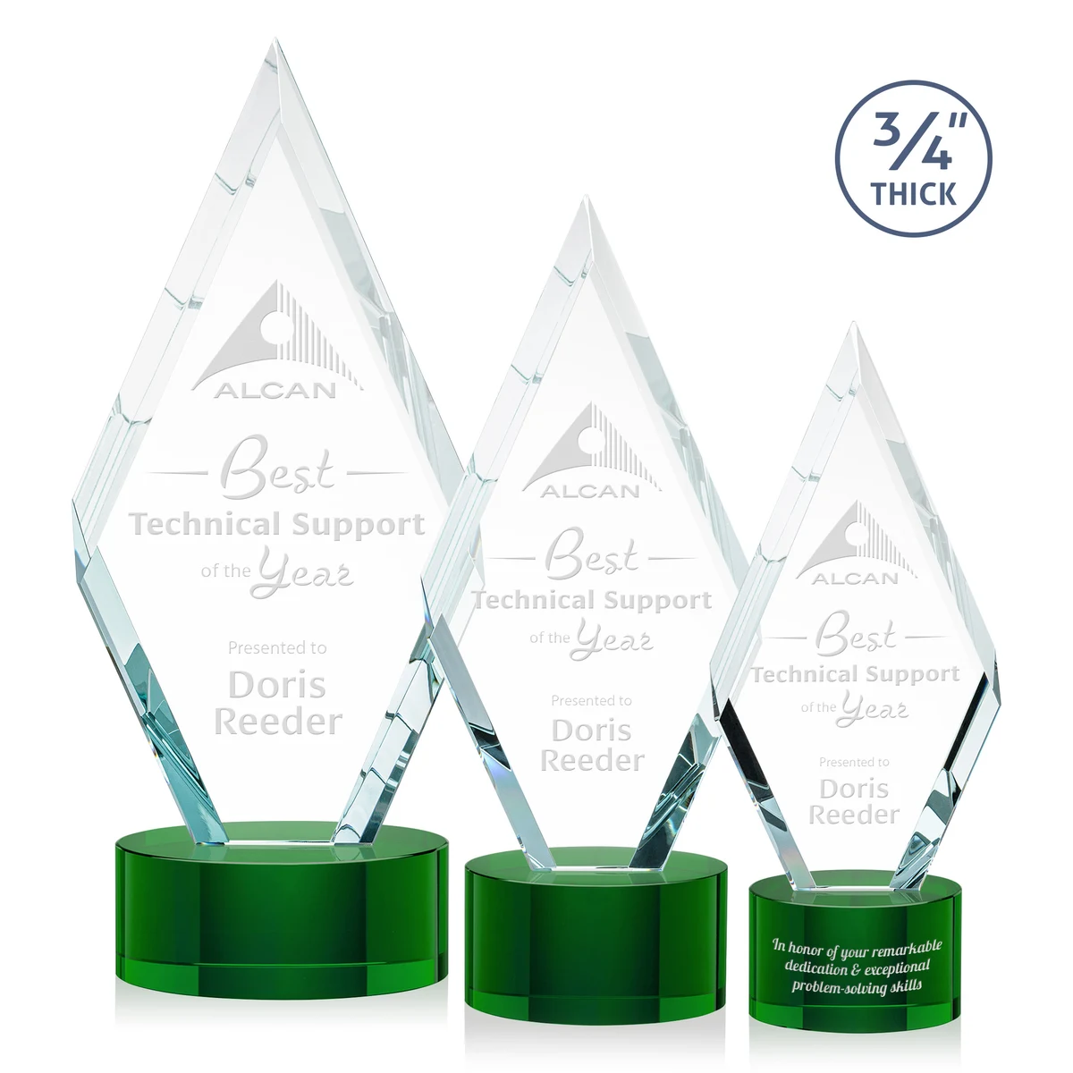 Richmond Award on Marvel Base - Green 1