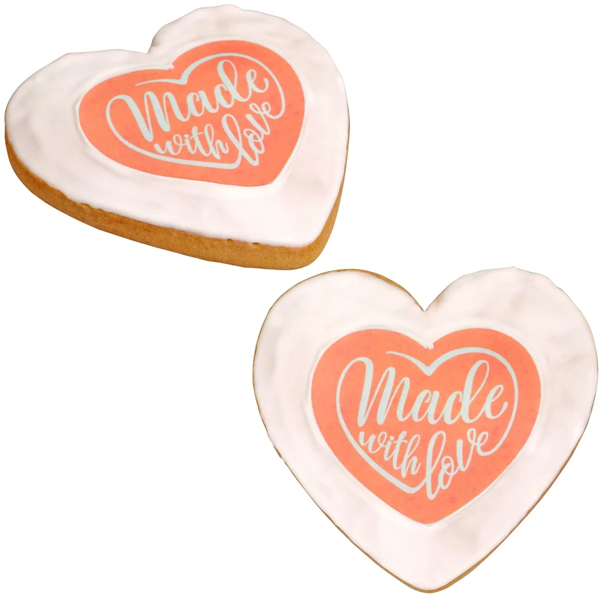 Full Color Heart Cookie 1