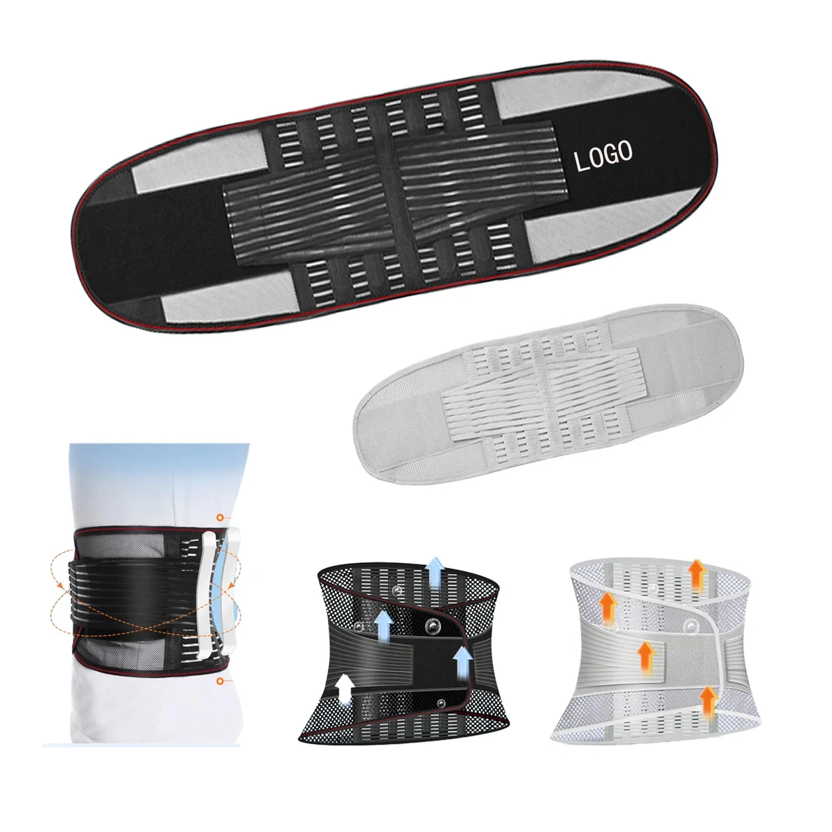 Ventilated Lumbar Supporting Belt 1