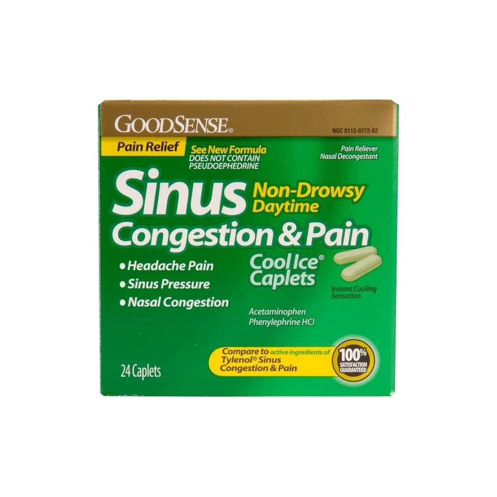 Sinus + Headache Caplets - 24 Pack 1
