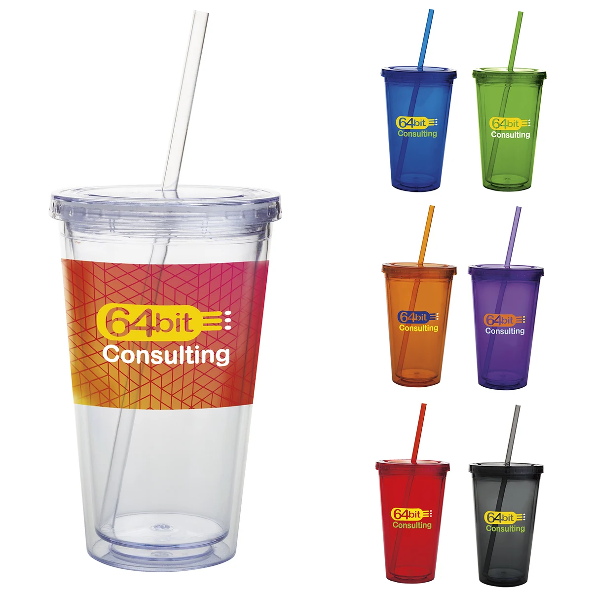 Good Value™ Double Wall Acrylic Tumbler - 18 oz. 1
