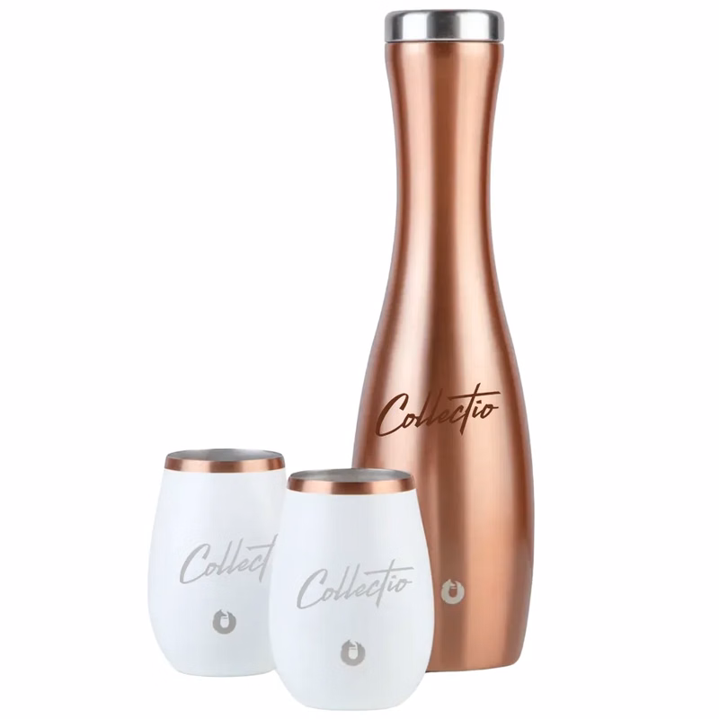 Snowfox Insulated Carafe and Wine Tumbler Set