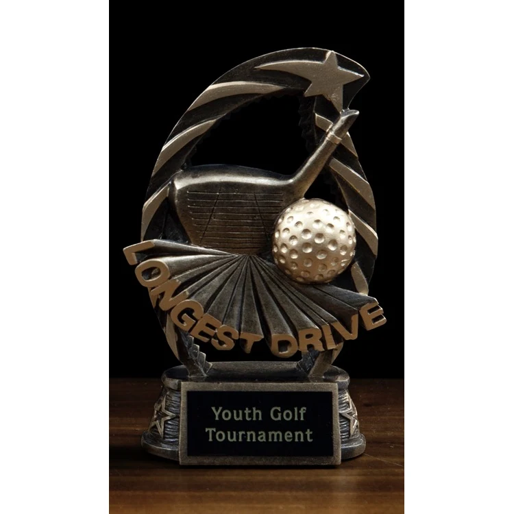 Arched Resin Longest Drive Award 1