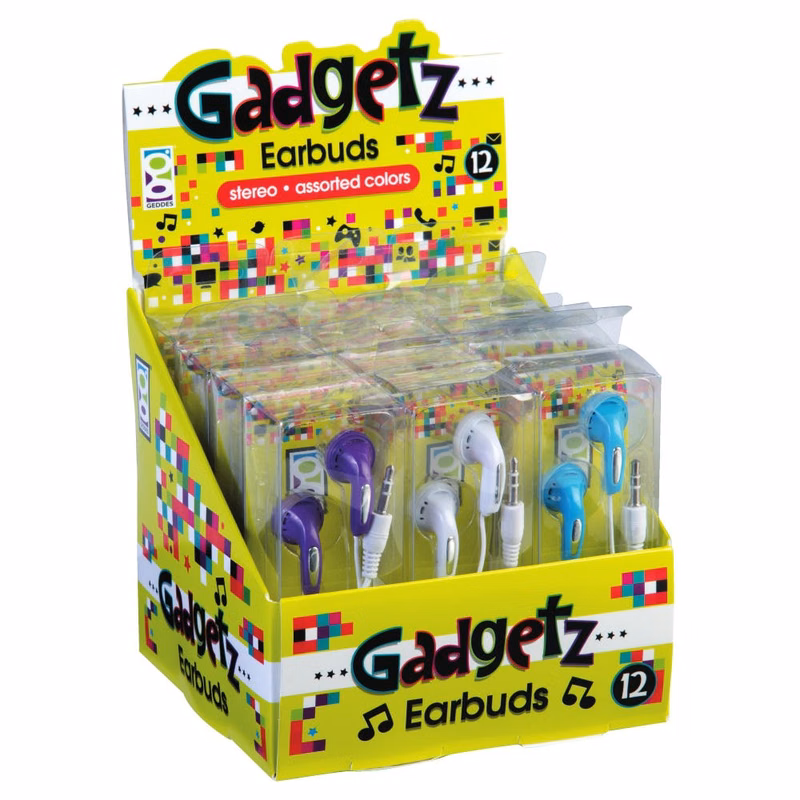 Stereo Earbuds - Assorted 36"