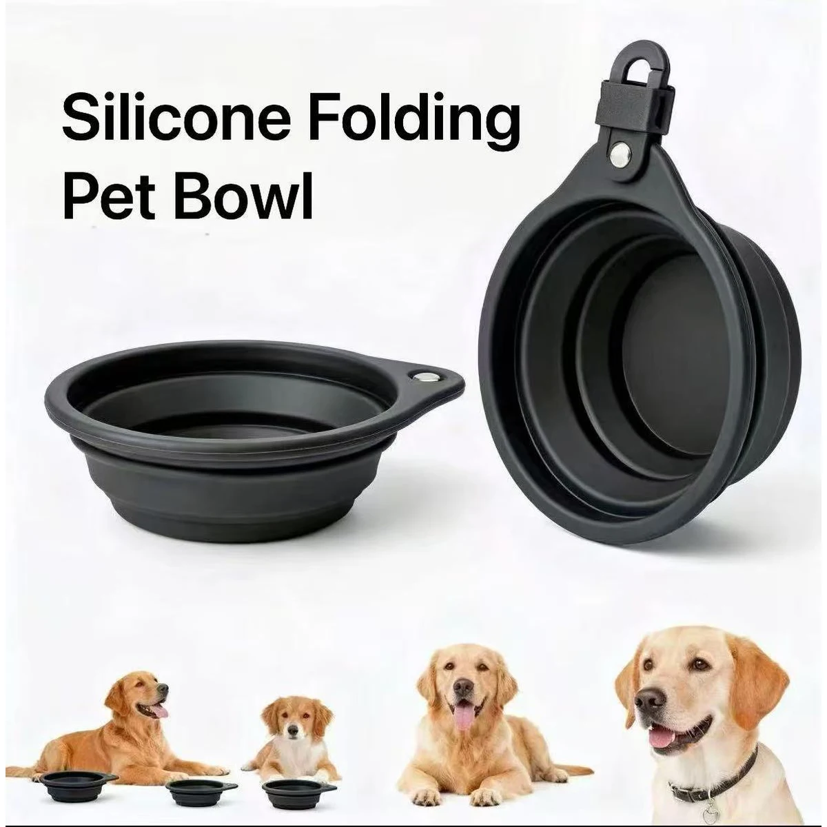 Silicone Folding Pet Bowl 1