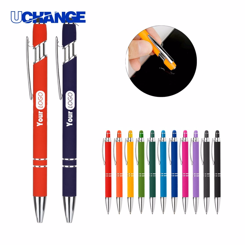 Retractable Ballpoint Pen with Touch Stylus