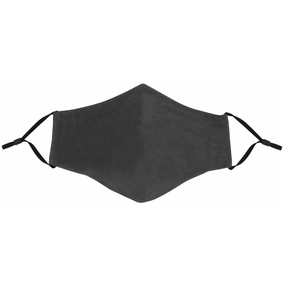 Black Face Mask with Adjustable Ear Loops 1