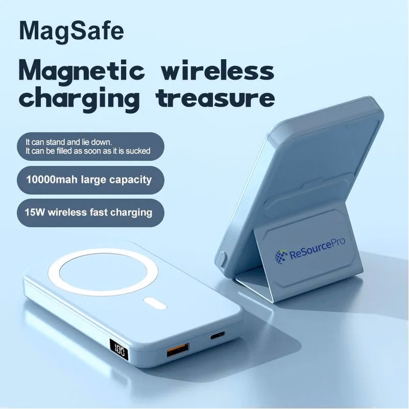 10000mAh Magnetic Power Bank with Foldable Stand