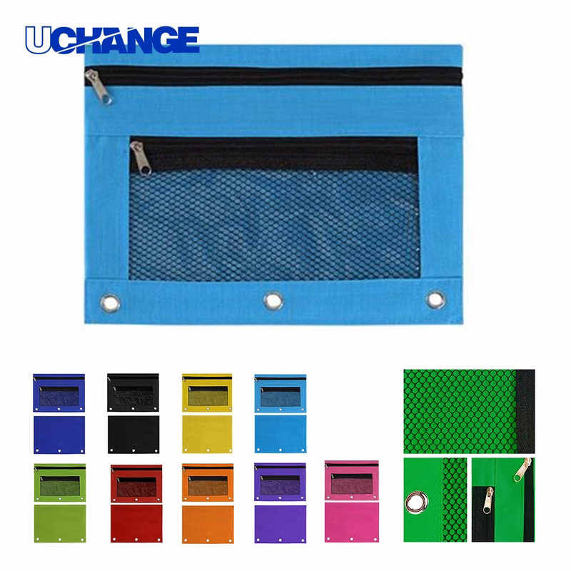 Zippered 3-Ring Binder Pencil Pouch