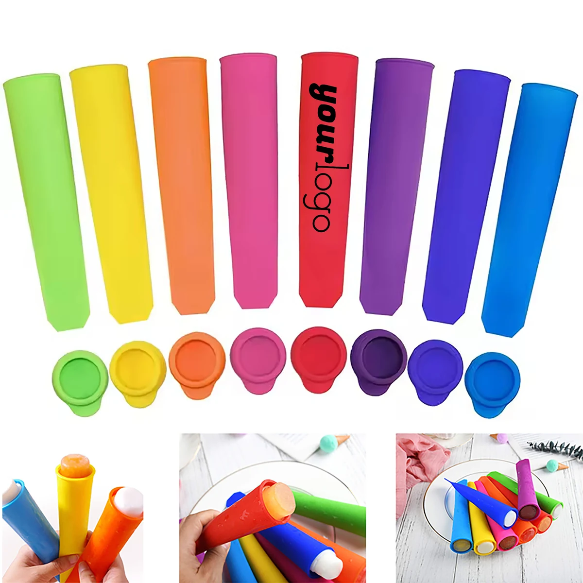 Vibrant Silicone Ice Pop Molds 1