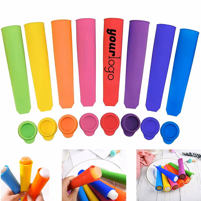 Vibrant Silicone Ice Pop Molds