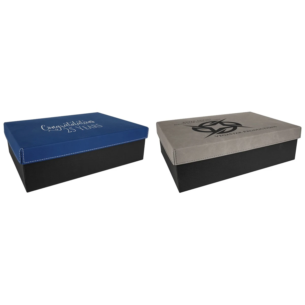11 3/4" x 7 3/4" Gift Box with Leatherette Lid 1