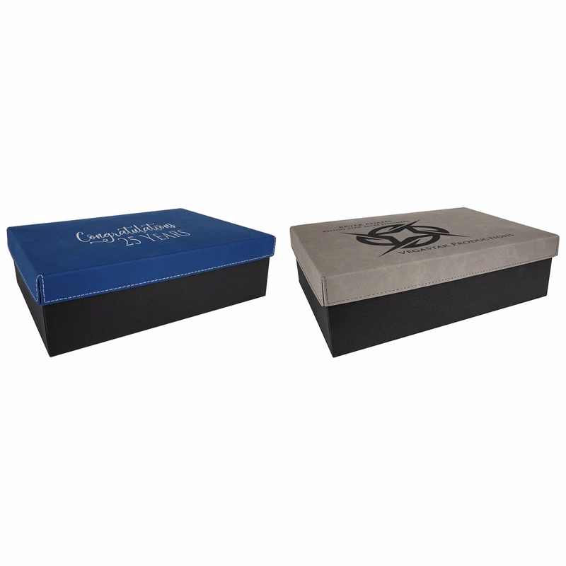 11 3/4" x 7 3/4" Gift Box with Leatherette Lid