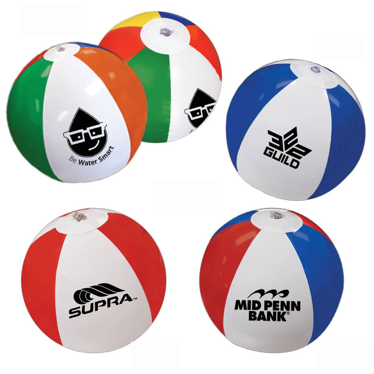 12" Delightful & Fun Inflatable Beach Ball 1