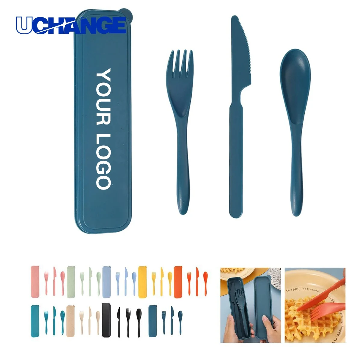 Eco Friendly Travel Utensil Set for Outdoor Dining 1