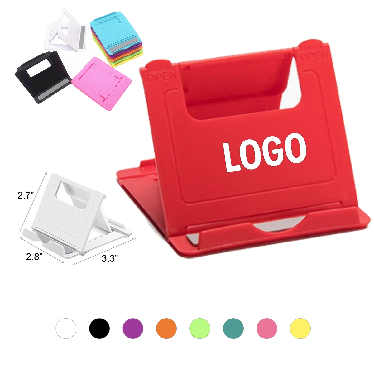 Compact Foldable Mobile Device Table Stand 1
