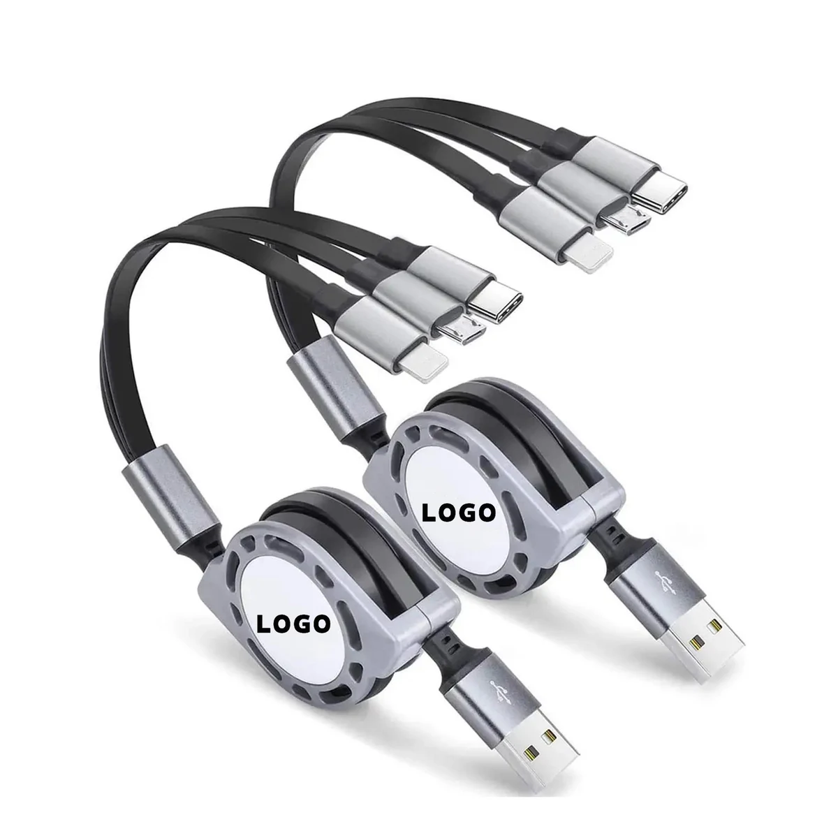 3 in 1 Retractable Charger Cable 1