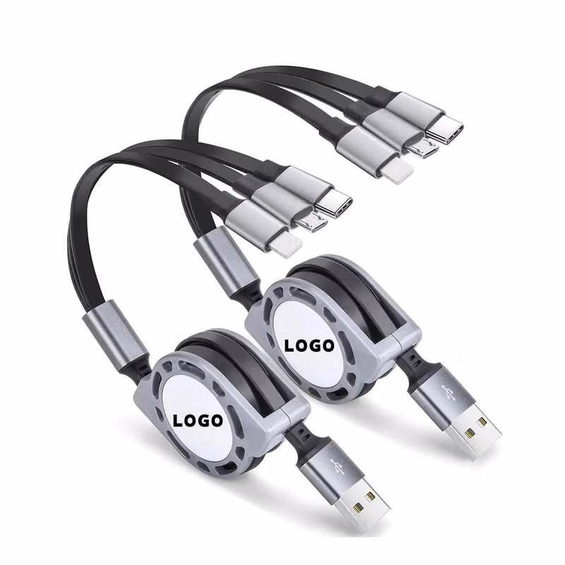 3 in 1 Retractable Charger Cable