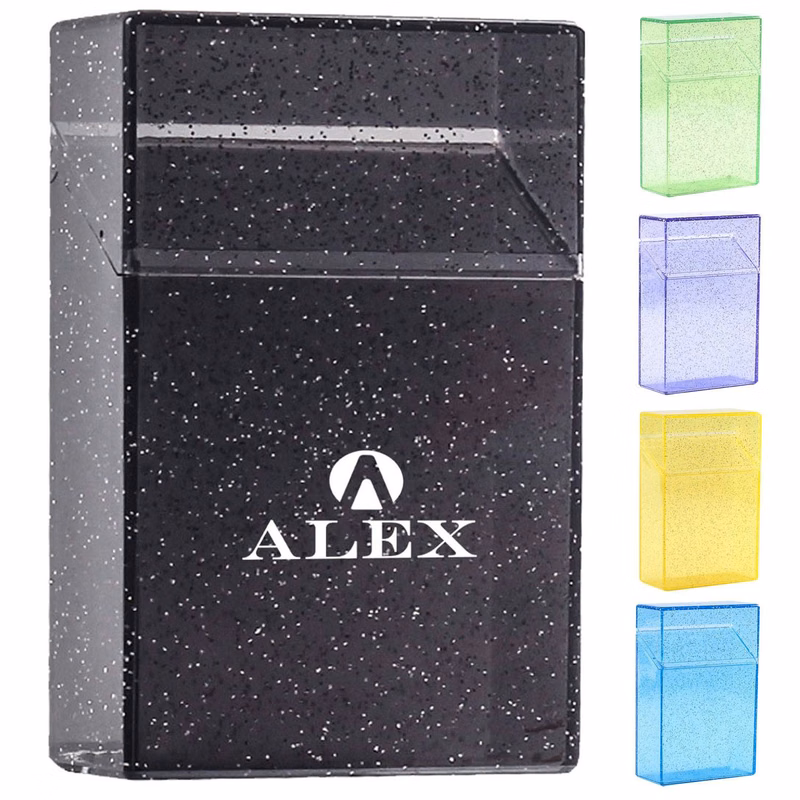 Portable Plastic Transparent Thin Cigarette Storage Case